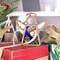 3.5" (H) Christmas Nativity Green Wise Man Ornament - Handcrafted in Texas - Mother's Angels® Christmas Angel Wings Figurine